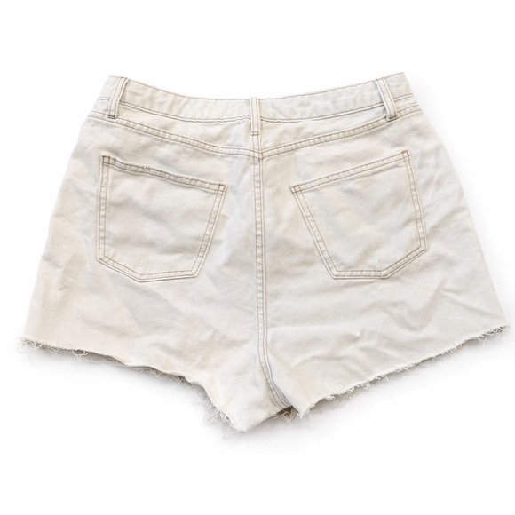 Wild Fable Super High Rise Cutoff Denim Shorts Size 10 - Picture 2 of 4